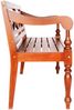 vidaXL Batavia-Sitzbank 98 cm Mahagoni Massivholz Dunkelbraun 246968 Bild 3
