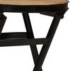 vidaXL Schreibtisch mit Klapphocker Mangoholz Massiv 115x50x76 cm 245261 Bild 5