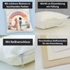 speecheese Dekokissen Freundinnen Sonnenuntergang Kuschelkissen mit Spruch Freundin wie ist Bild 3