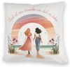 speecheese Dekokissen Freundinnen Sonnenuntergang Kuschelkissen mit Spruch Freundin wie ist Bild 5