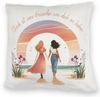 speecheese Dekokissen Freundinnen Sonnenuntergang Kuschelkissen mit Spruch Freundin wie ist Bild 4