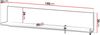 Wandboard Rotevio RE18 (Farbe: Cashmere / Cashmere + Steingrau) Bild 2