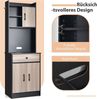 KOMFOTTEU Küchenregal Küchenschrank, mit breiter Schublade, verstellbaren Regalen, 2 Türen Bild 2