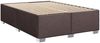vidaXL Boxspringbett mit Matratze Dunkelbraun 140x190 cm Stoff 3290500 Bild 5