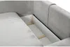 Vente-unique - Ecksofa mit Schlaffunktion - Ecke Rechts - Cord - Hellgrau - TEODORA Bild 5