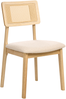 Esszimmerstuhl 2er Set EMBAR Holz Hellbraun Bild 5