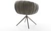 Drehstuhl Jada-Flex Bouclé Soft Schlamm Kreuzgestell breit Graphit 360° drehbar Wippfunktion Taschenfederkern Bild 5