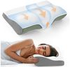 Elegear Nackenstützkissen nackenkissen orthopädisch, memory foam kissen, orthopädisches kissen, Füllung: Memory Foam, Bauchschläfer, Rückenschläfer, Seitenschläfer, 60 x 34 cm Ergonomisches Schlafkissen mit Kissenbezug Bild 5