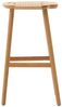 Barhocker Enit, Echtholz, Beige, Holzfarben, 46 x 66 x 38 cm Bild 2