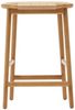 Barhocker Enit, Echtholz, Beige, Holzfarben, 46 x 66 x 38 cm Bild 3
