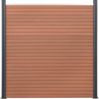 vidaXL Zaunelement-Set Braun 180x186 cm WPC 3211826 Bild 3