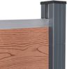 vidaXL Zaunelement-Set Braun 180x186 cm WPC 3211826 Bild 5