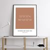 Poster Koordinaten Personalisiert mit besonderem Wunschort und Wunschfarbe als Deko Print ohne Rahmen - 15 x 20 cm / 2 Bild 4