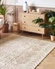 Teppich Baumwolle beige rosa 140 x 200 cm geometrisches Muster Kurzflor EDIRNE Bild 3