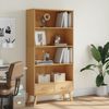 vidaXL Bücherregal OLDEN 4 Fächer Braun Massivholz Kiefer 358612 Bild 3