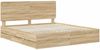 vidaXL Bettrahmen Sonoma-Eiche 200 x 200 cm Ingenieurs Holz 3412562 Bild 4