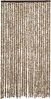 vidaXL Fliegenvorhang Beige und Braun 100x200 cm Chenille 377389 Bild 3
