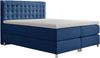 99rooms Leonel Boxspringbett Velours MONOLITH 160x200 cm Blau Bild 3