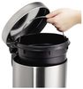 Helit Treteimer Classic 12 Liter edelstahl Bild 2