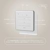 Neona LED Stehlampe HELIOS Schwarz, Dimmbar per Fernbedienung, mit Memory-Funktion, LED fest integriert, Warmweiß Bild 3