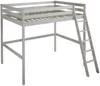 Vente-unique - GEDEON Bett Holz, Platte Weiß - B 203,5 cm x H 196,8 cm x L 198 cm Bild 4