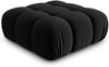 Micadoni Hocker Bellis Samt Bluvel Schwarz Bild 2