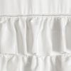 Vorhang CARLI mit Rüsche Velours Samtvorhänge weiß 140x250 cm Kräuselband Bild 5