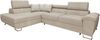 Ecksofa Cotere, Seite: Links, Farbe: Uttario Velvet 2979 + Uttario Velvet 2979 + Senegal 825 Bild 1