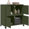 vidaXL Sideboard Olivgrün 68x39x72 cm Stahl 846654 Bild 4