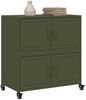 vidaXL Sideboard Olivgrün 68x39x72 cm Stahl 846654 Bild 3