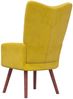 vidaXL Relaxsessel Senfgelb Samt [328058] Bild 5
