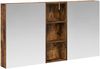 vidaXL Badezimmerschrank-Set 3 pcs 130 x 14,5 x 70 cm Holzwerkstoff 3403764 Bild 2