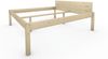 Pfostenbett Massivholzbett (Fichte) "Daybett" 200 x 200 cm 58 cm Holzbett 300kg Bild 2