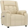vidaXL Relaxsessel Elektrisch Creme Stoff 3143576 Bild 3