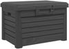 vidaXL Outdoor-Kissenbox Anthrazit 73x50,5x46,5 cm Polypropylen 366600 Bild 2