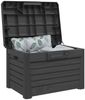 vidaXL Outdoor-Kissenbox Anthrazit 73x50,5x46,5 cm Polypropylen 366600 Bild 4