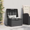 vidaXL Outdoor-Kissenbox Anthrazit 73x50,5x46,5 cm Polypropylen 366600 Bild 3