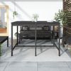 vidaXL Gartentisch Grau 159,5x82,5x110 cm Massivholz Kiefer 824097 Bild 3