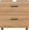 Ice Waschbeckenunterschrank auf Rollen in Artisan Oak Nachbildung Bild 2