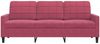 vidaXL 3-Sitzer-Sofa Weinrot 180 cm Samt 4007638 Bild 4