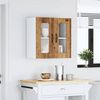 vidaXL Küchen-Hängeschrank mit Glastür Kalmar Altholz-Optik Holzwerkstoff 853675 Bild 4