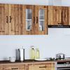 vidaXL Küchen-Hängeschrank mit Glastür Kalmar Altholz-Optik Holzwerkstoff 853675 Bild 3