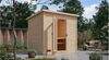 Karibu Sauna Hytti 3 naturbelassen mit 9 kW Ofen mit integrierter Steuerung Bild 3