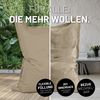 Lumaland Sitzsack Classic XXL All-in-One Set | Riesen Sitzsack XXL mit Cord & Outdoor Bezug für drinnen & draußen | Sofa Sessel mit im Innensack sicher verpackter EPS-Füllung – Hüllen Easy wechselbar Bild 3