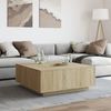 vidaXL Couchtisch Sonoma-Eiche 100x100x40 cm Holzwerkstoff 3284051 Bild 3