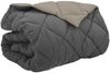 vidaXL Winterbettdecke Hellgrau und Anthrazit 200 x 200 cm Mikrofaser 42025755 Bild 2