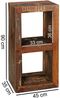 Beistelltisch Bücherregal SURAT 45x35cm Holz Mango Shabby-Chic Bild 2