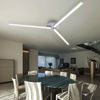 LED Deckenlampe, Aluminium, 2 Elemente schwenkbar, L 74 cm Bild 5
