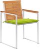 vidaXL Gartenstühle 6 Stk. mit Kissen Massivholz Akazie 3078508 Bild 2