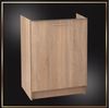 STAMAR Spülenschrank Küchenschrank 60cm Sonoma Eiche Unterschrank Spüle Standschrank Slim Spülenschrank 50cm Tiefe ohne Spüle Montagefertig Kompakt Modern XXL Bild 3